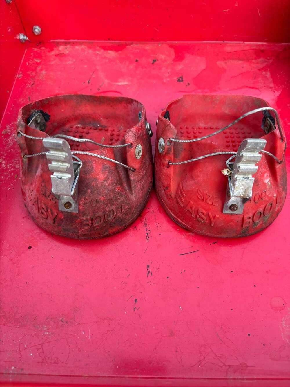Easyboot Original Classic Horse Hoof Boots Size 00 cleaned